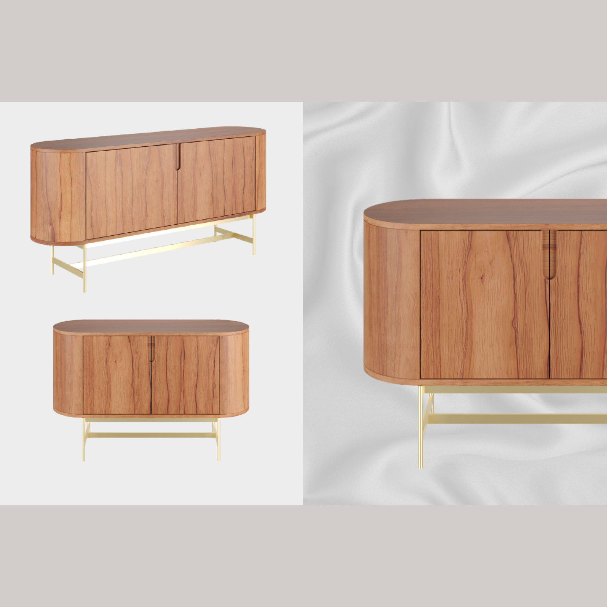 BUFFET ELIPSE 1,60 MT