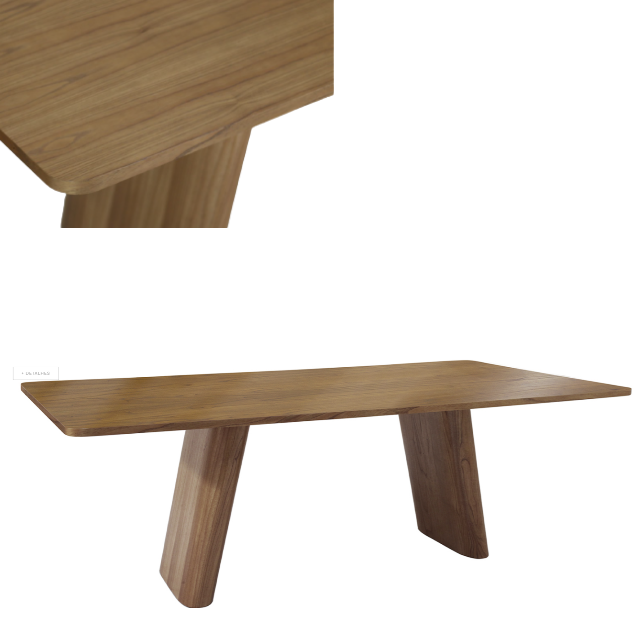 Mesa Toronto Retangular - Cor Cinamomo Laminado 1,80 x 1,00