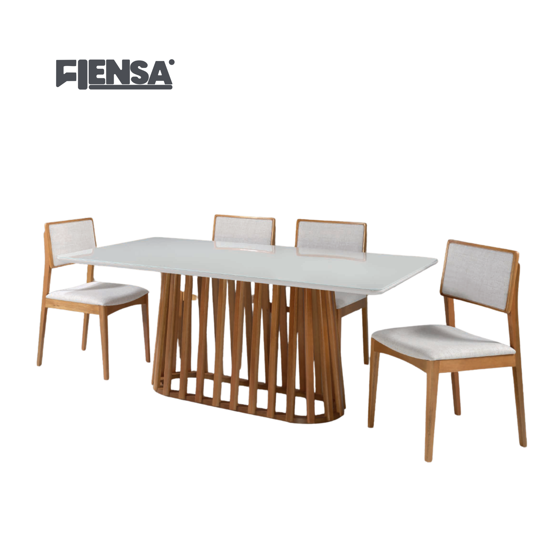 Mesa de Jantar Rip com Base Escultural – 1,80m