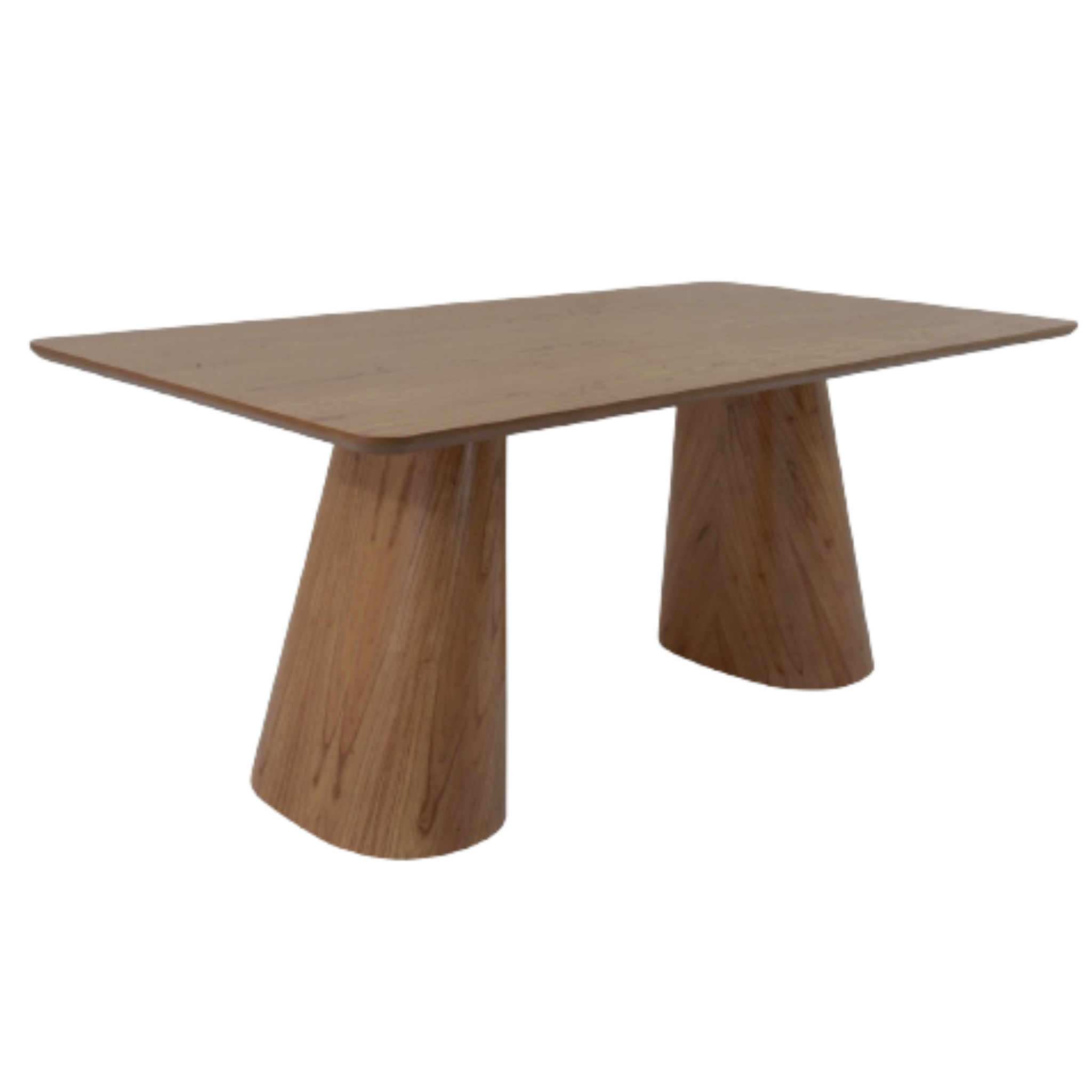 Mesa Moscou Retangular com Pés Duplos Cônicos - 2,00 Metros