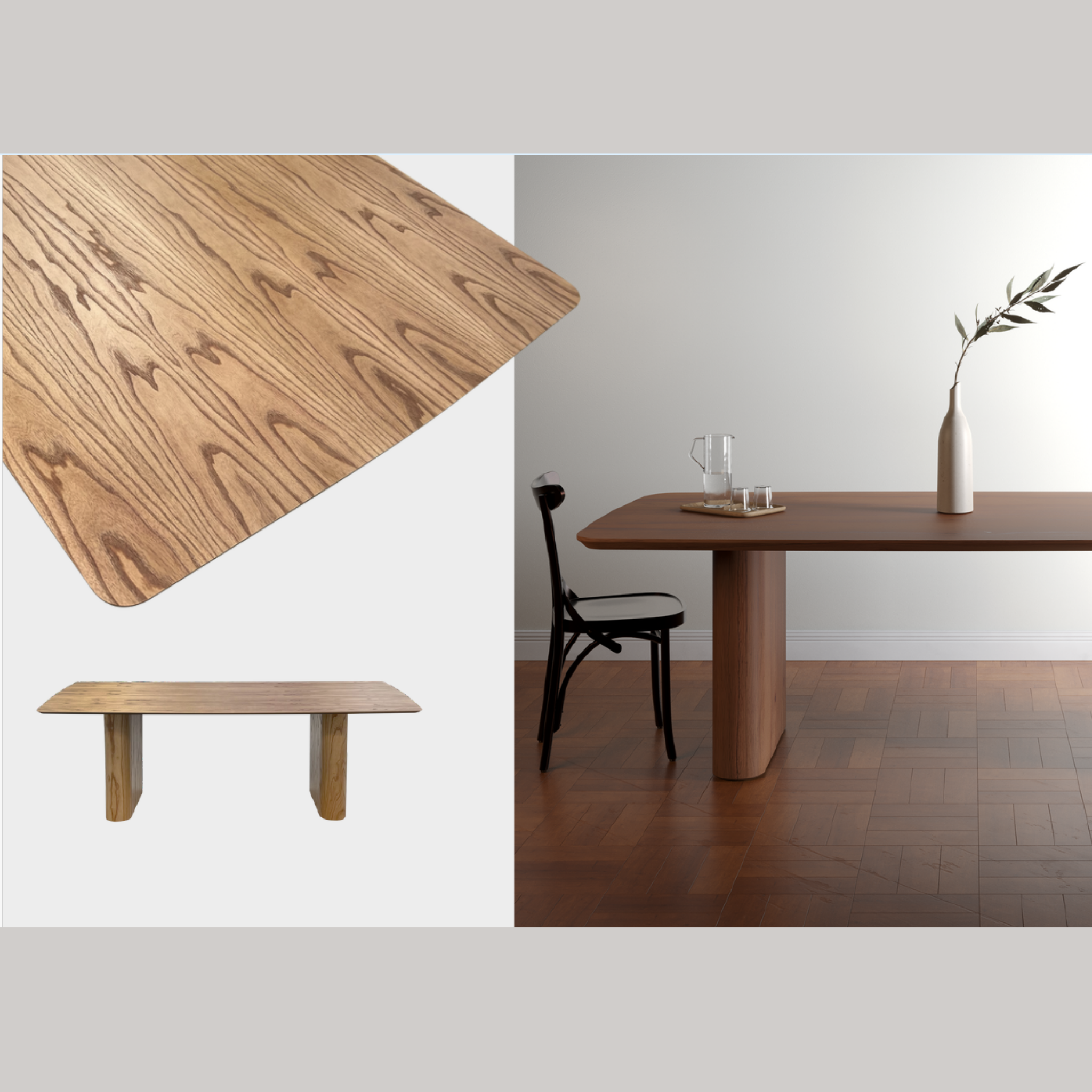 Mesa de Jantar Retangular 2,20 MT