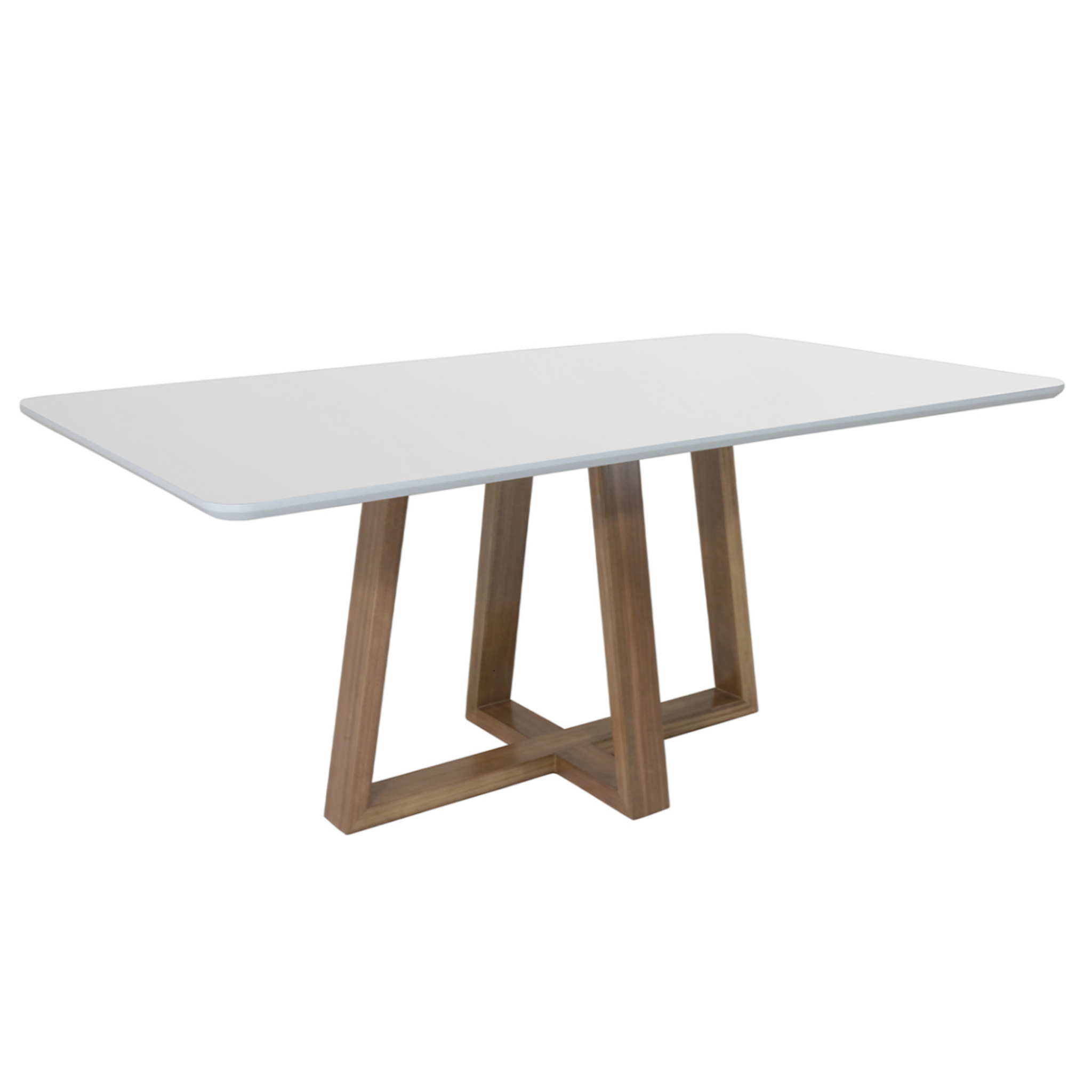 Mesa Sevilha Retangular - Tampo Laca Off-White 1,80 Metros