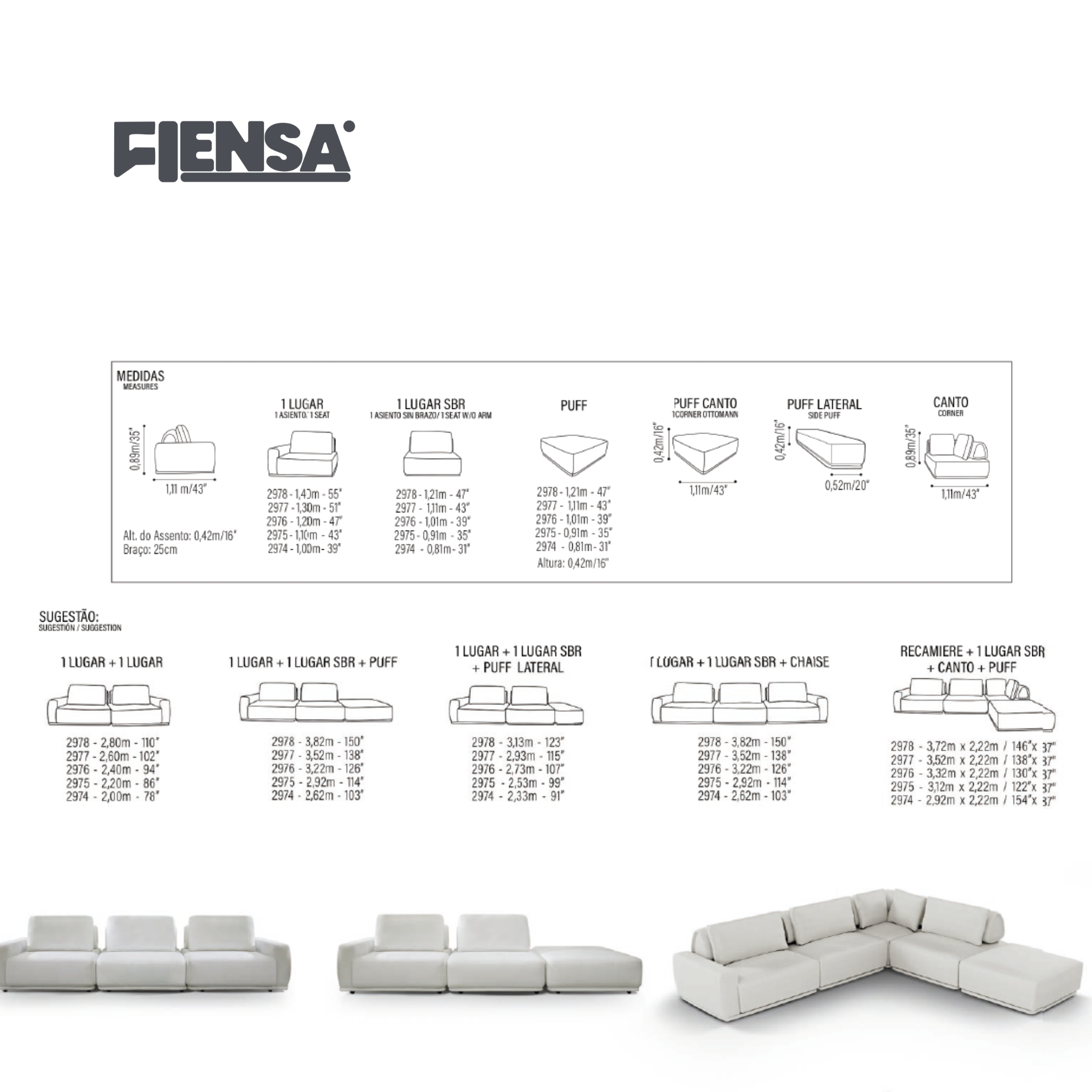 Sofá Modular Fiensa