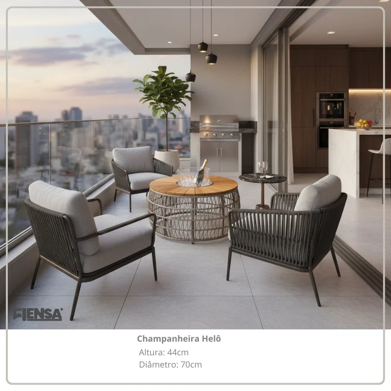 Champanheira Helô — Área Externa