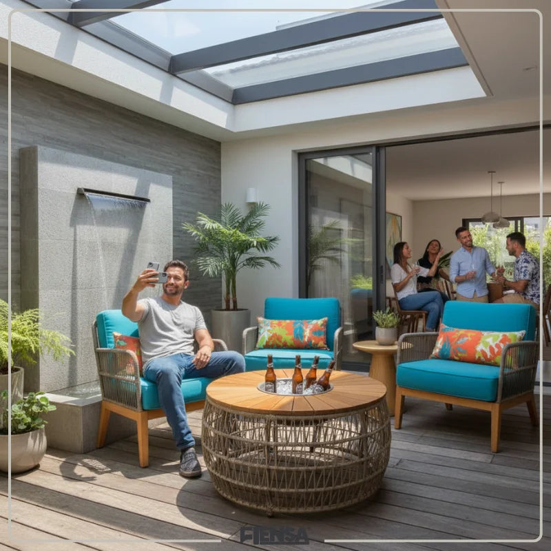 Champanheira Helô — Área Externa