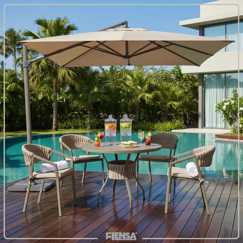 Mesa Dubai e Cadeira Duda — Área Externa