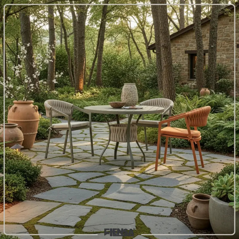 Mesa Dubai e Cadeira Duda — Área Externa