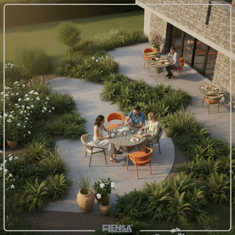 Mesa Dubai e Cadeira Duda — Área Externa