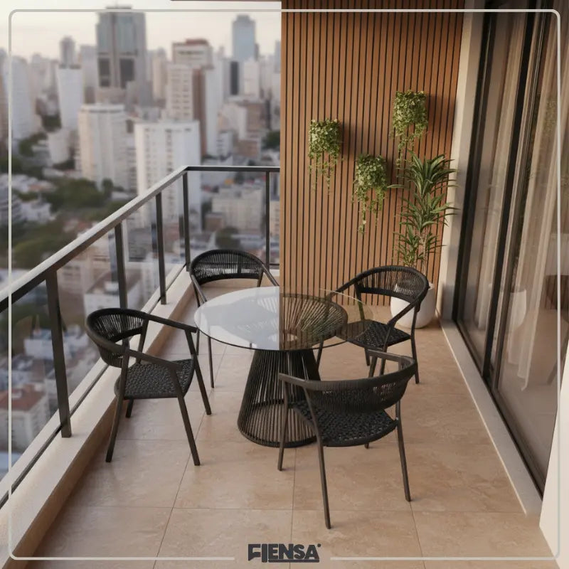 Mesa Lari e Cadeira Duda — Área Externa