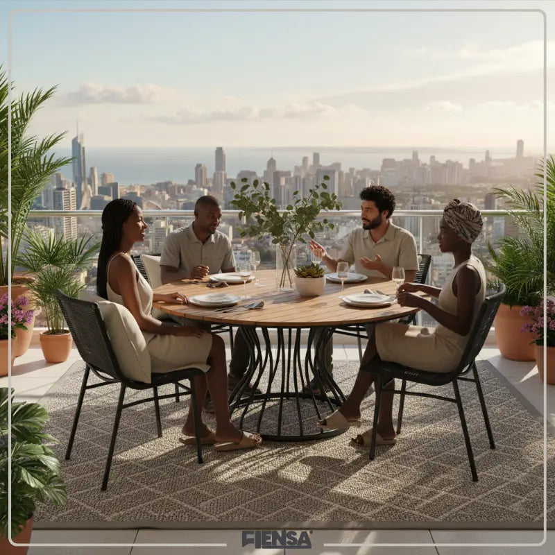 Mesa Marrocos e Cadeira Jade — Área Externa