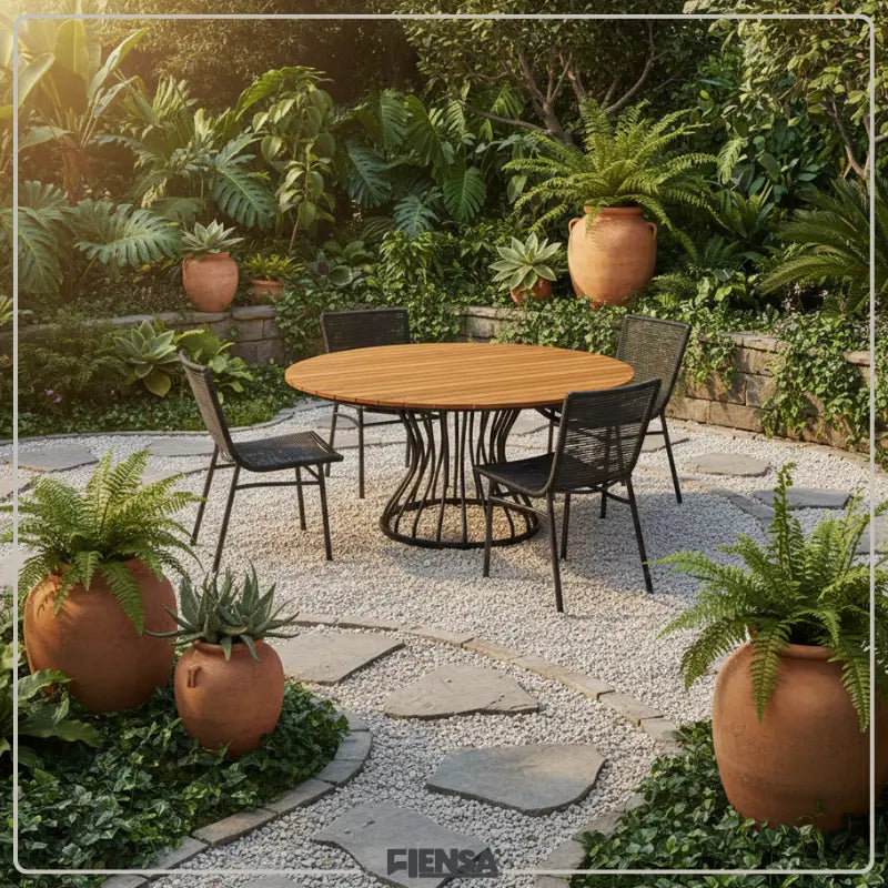 Mesa Marrocos e Cadeira Jade — Área Externa