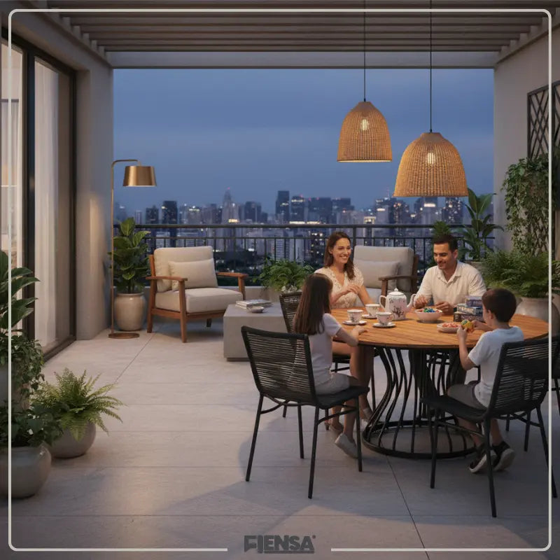 Mesa Marrocos e Cadeira Jade — Área Externa