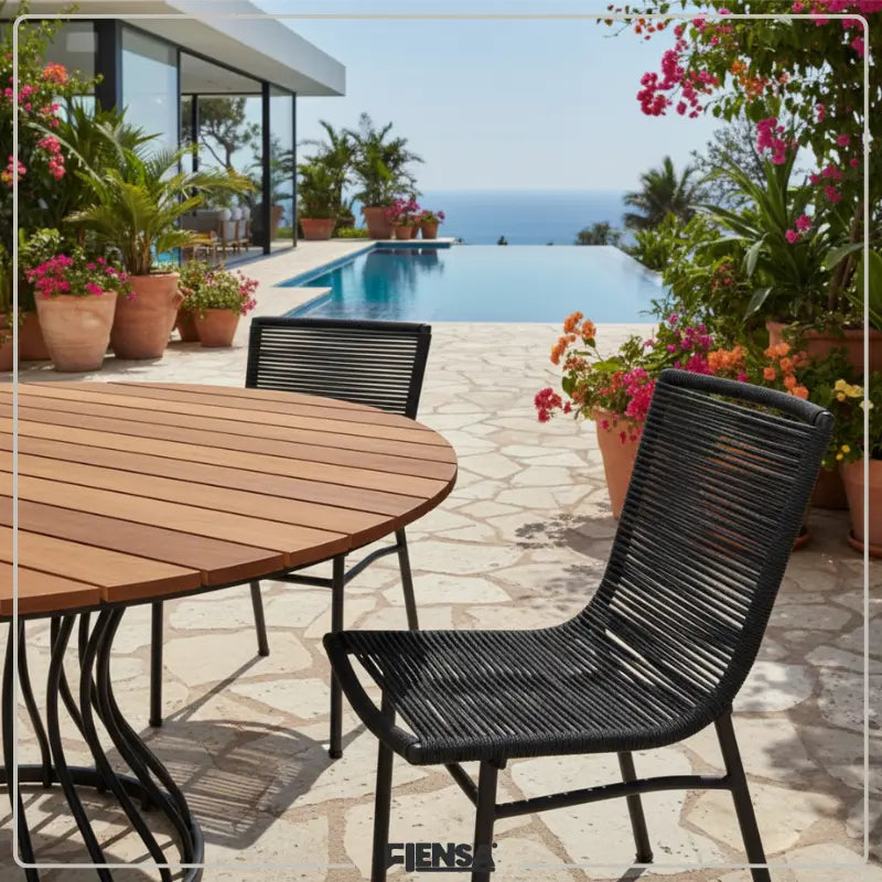 Mesa Marrocos e Cadeira Jade — Área Externa