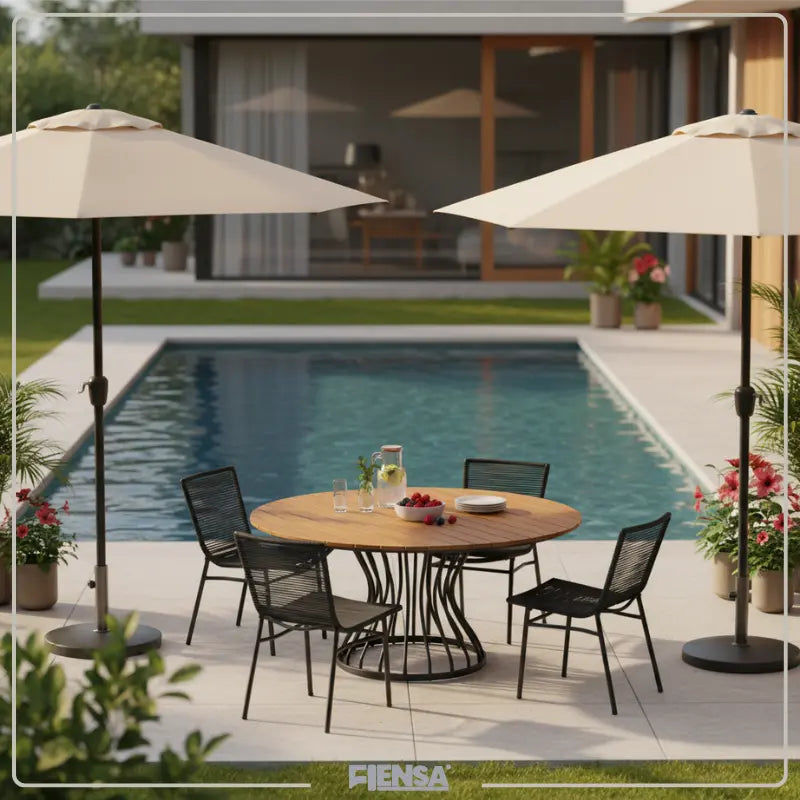 Mesa Marrocos e Cadeira Jade — Área Externa