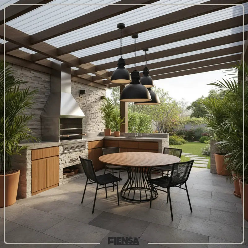 Mesa Marrocos e Cadeira Jade — Área Externa