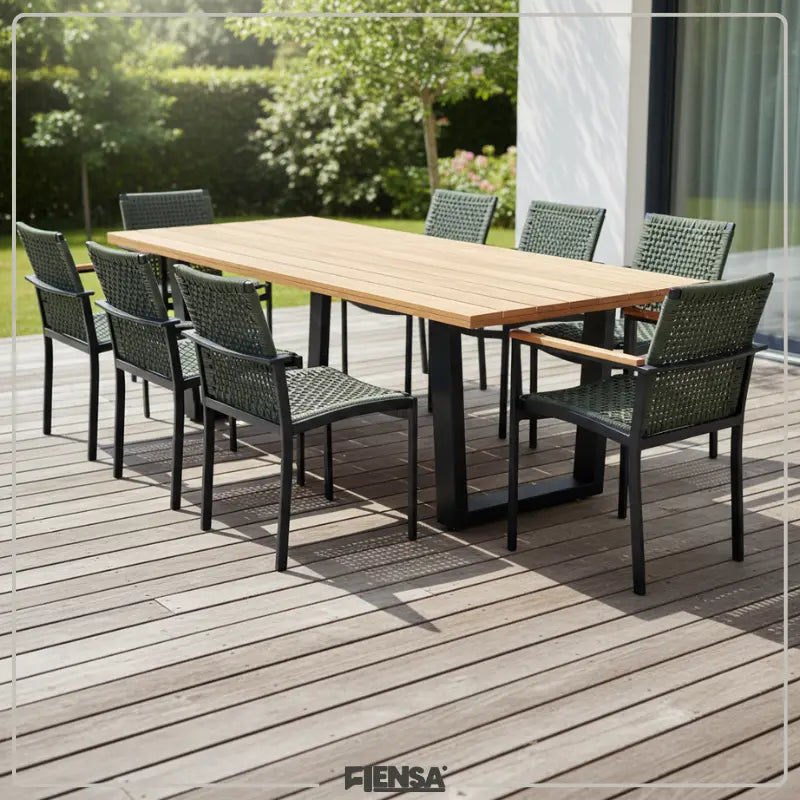 Mesa Valencia e Cadeira Mariah — Área Externa