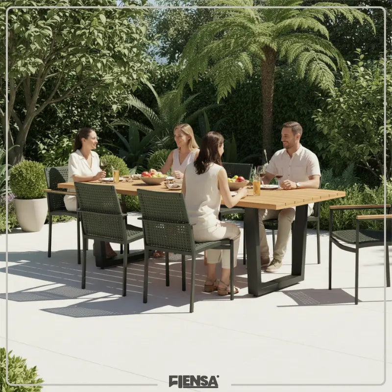 Mesa Valencia e Cadeira Mariah — Área Externa