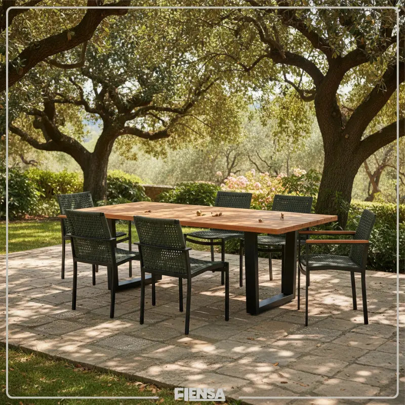 Mesa Valencia e Cadeira Mariah — Área Externa