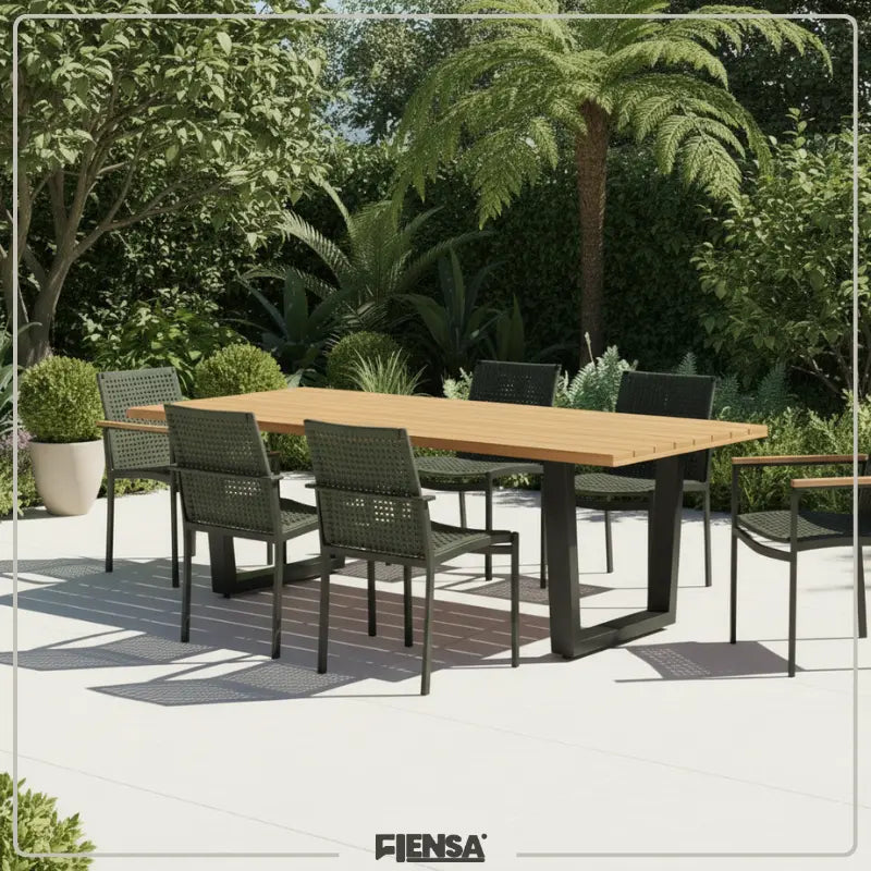 Mesa Valencia e Cadeira Mariah — Área Externa