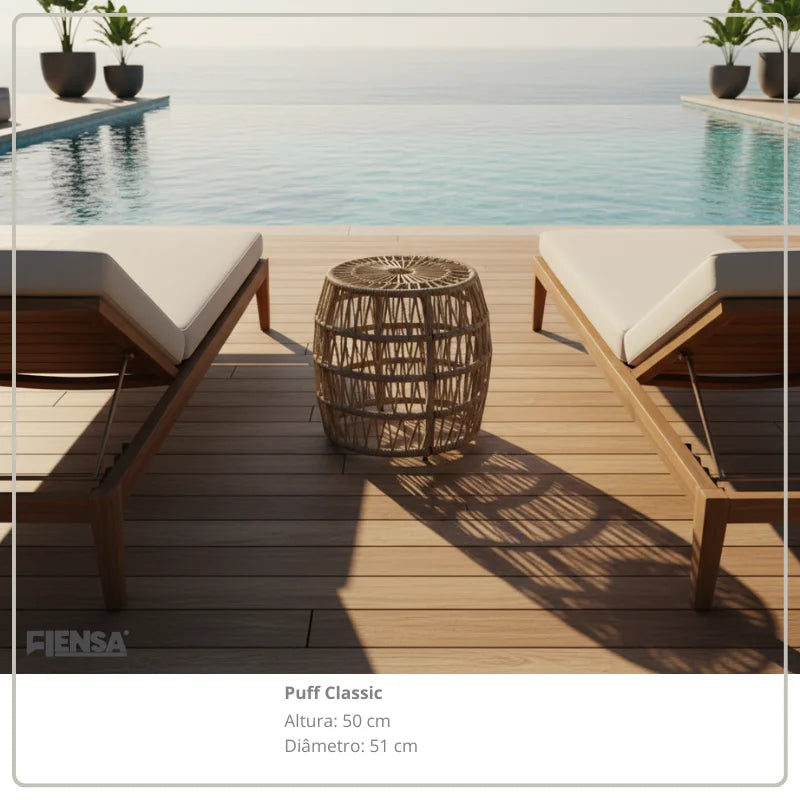 Puff Classic — Área Externa